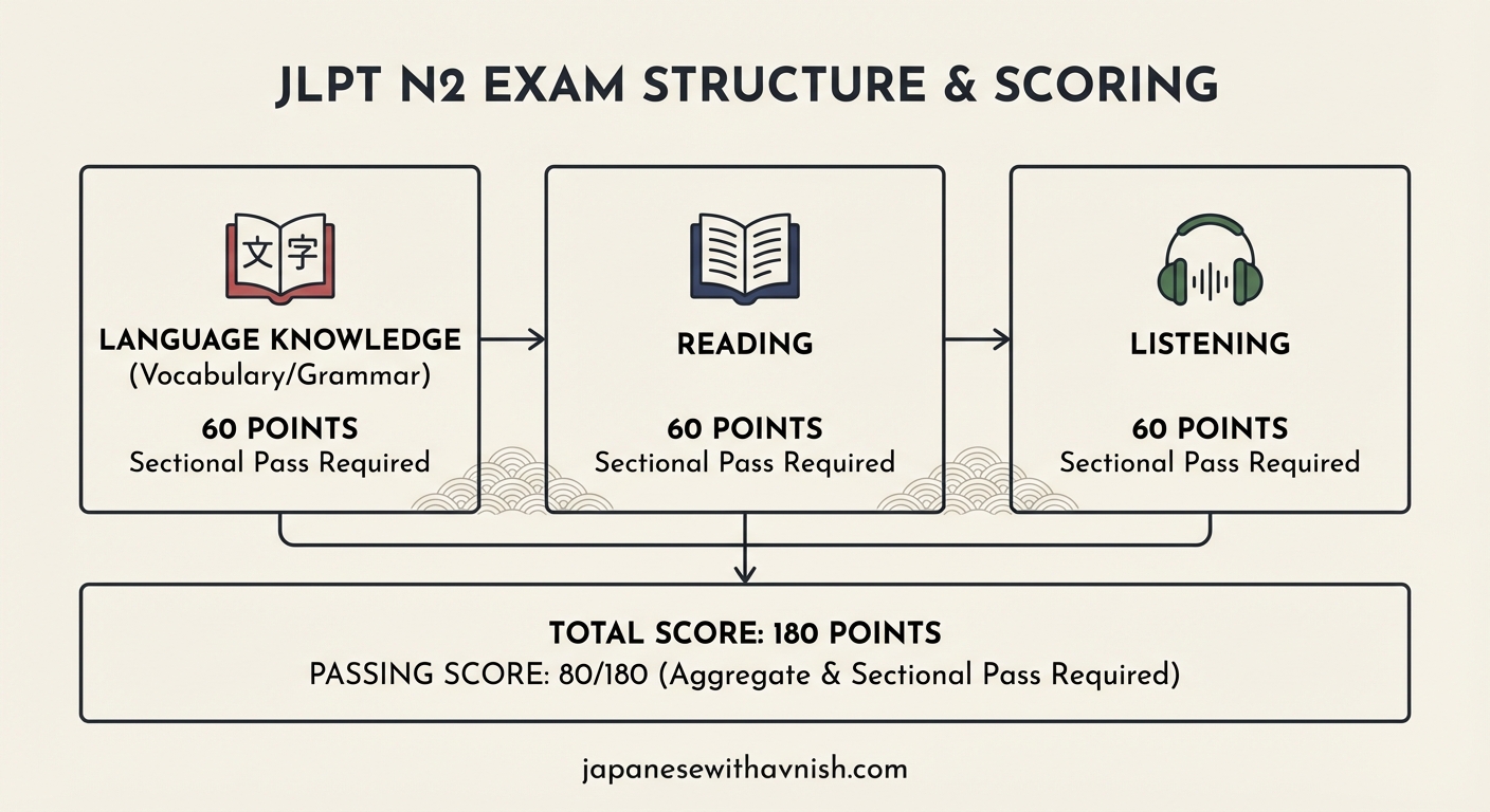 Understanding the JLPT N2 Exam Structure