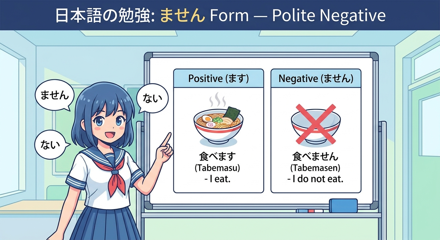 ません Form — Polite Negative