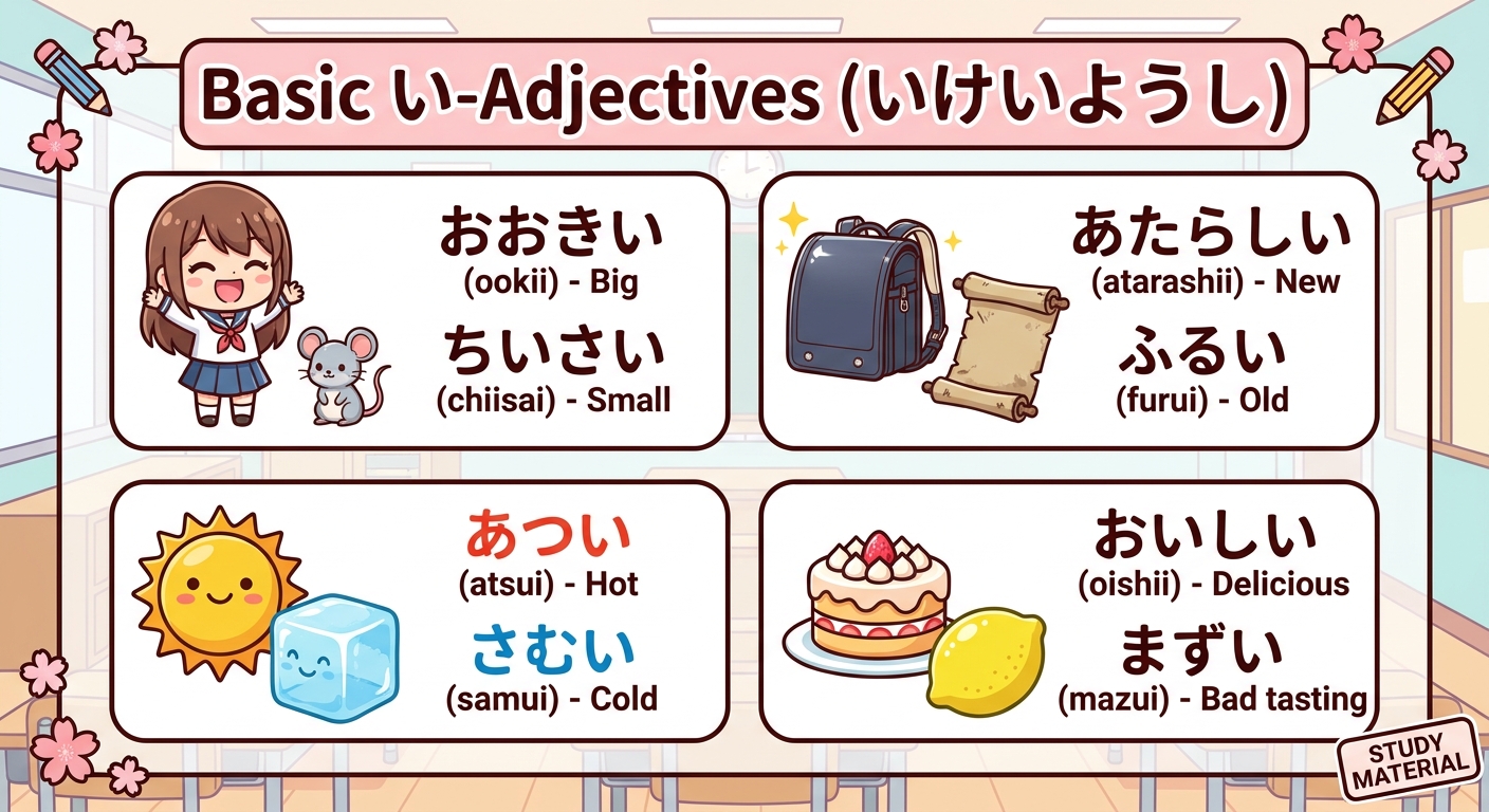 Basic ใ-Adjectives