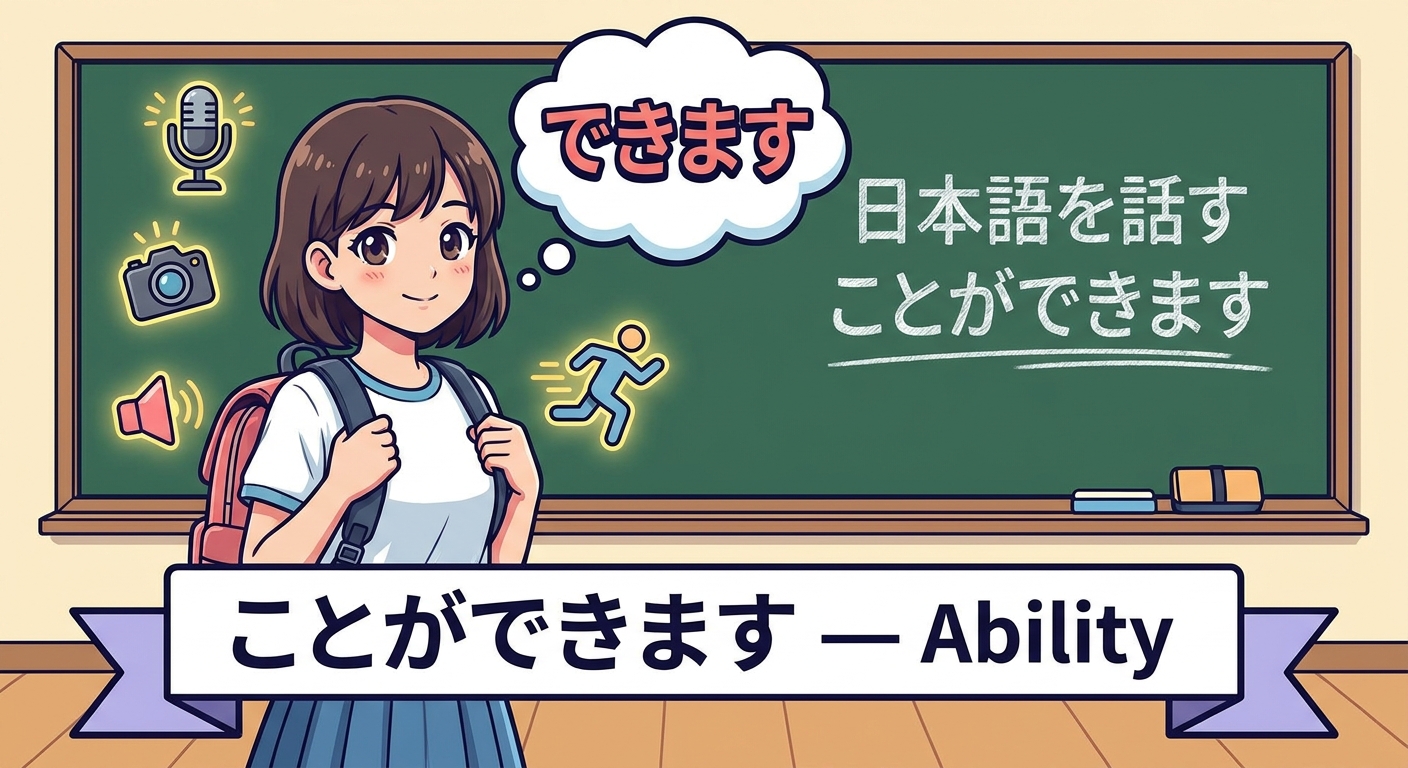 ことができます — Ability
